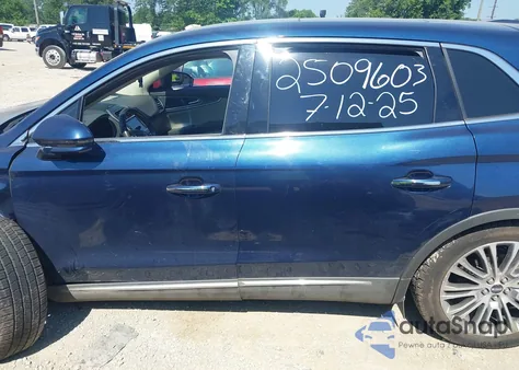 2017 Lincoln Mkx Reserve z USA, uszkodzony, nr VIN 2LMPJ8LR7HBL10452